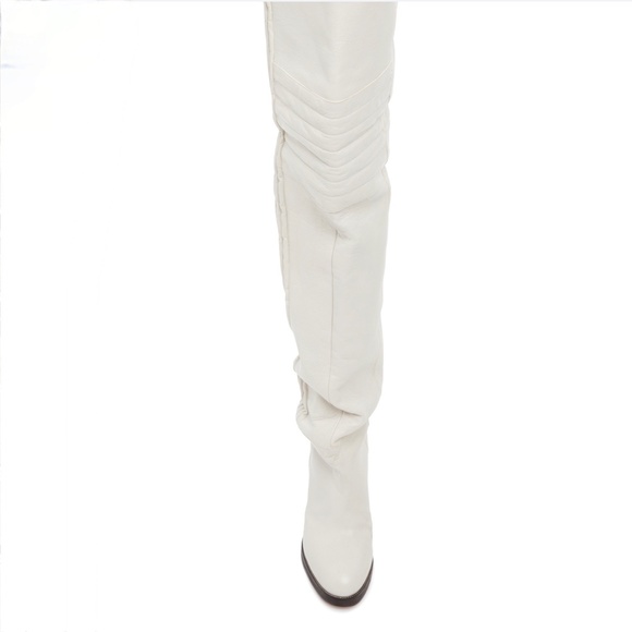 Isabel Marant Laelle Over-The-Knee White Boots Sz 40 ( IT39 / US9  ) New - Picture 9 of 16